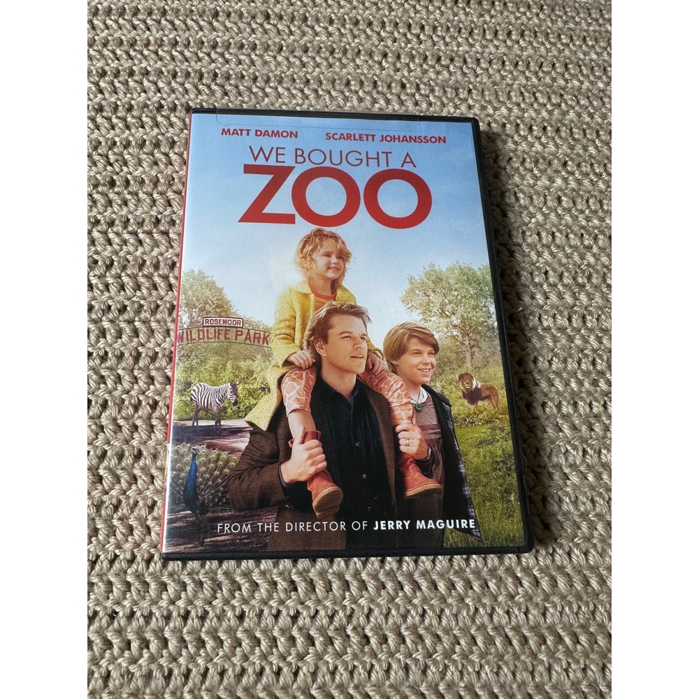 We Bought a Zoo DVD Matt Damon Scarlett Johansson Family Drama Widescreen PG